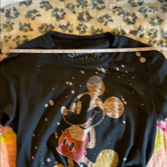 Vintage Disney Couture Bk. Distressed Cropped Tee - Picture 5 of 7